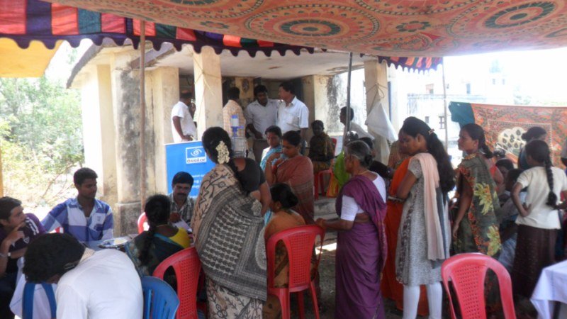 90 Days Continuous Eye Camp in Tiruvallur Dist.